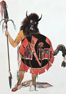 Bodmer: Mandan Society Leader