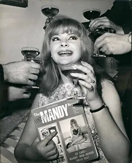 Denning: Mandy Rice-Davies, launch party for her book