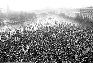 Candidacy: Manege Square rally in support of 1991 presidential