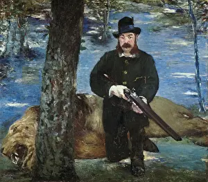 Douard: MANET, Edouard. Pertuiset, the lion hunter