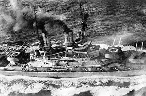 Turrets: Maneuver of a battleship of the Imperial Navy