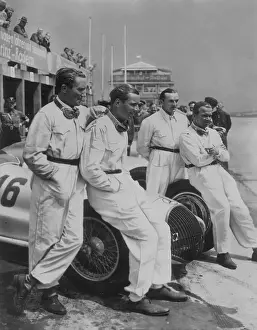 Seaman: Manfred von Brauchitsch, Richard Seaman, Hermann Lang and