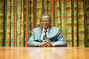 Gatsha: Mangosuthu Buthelezi - IFP leader during an interview