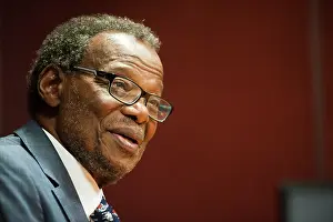 Buthelezi: Mangosuthu Buthelezi, IFP leader, during an interview