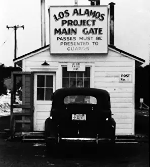 Alamos: Manhattan Project Main Gate, 1943