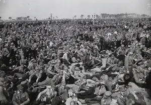 Heide: Manifestation of the Nazis in front