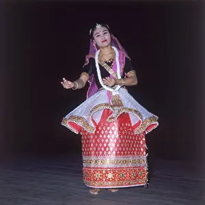 Assam: MANIPURI DANCER, INDIA