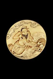2600: Manju netsuke - the Daoist immortal Bashiko - acupuncture