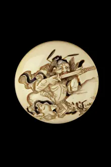 Shoki: Manju netsuke - Shoki, the Demon Queller