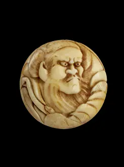 Shoki: Manju netsuke - Shoki, the demon queller