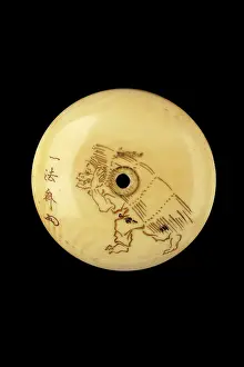 Shoki: Manju netsuke - Shoki, the Demon Queller