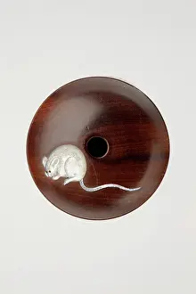 Turnip: Manju netsuke with a turnip and Daikoku's rat on the reverse