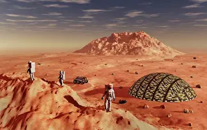 Rover: Mankind colonizing and terraforming the planet Mars
