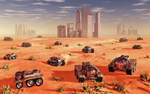 Planetary: Mankind colonizing and terraforming the planet Mars