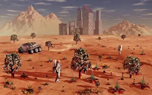 Planetary: Mankind colonizing and terraforming the planet Mars