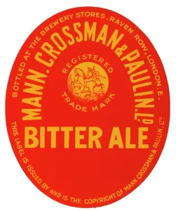Crossman: Mann Crossman & Paulin Bitter Ale