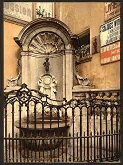 Manneken: Manneken Pis, Brussels, Belgium