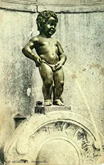 Manneken: Manneken Pis Statue, Brussels, Brussels