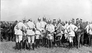 Manoeuvres: Manoeuvre of the Guards Corps near Belzig, around 1900