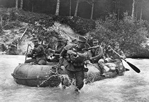 Mittenwald: Manoeuvre of the mountain infantry in Mittenwald, 1937