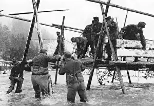 Isar: Manoeuvre of the mountain infantry in Mittenwald, 1937