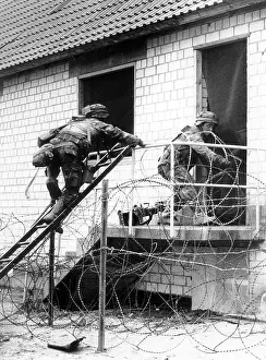 Barbwire: Manoeuvre of the U.S. brigade of Berlin