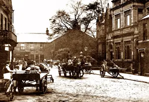 Otley: Manor Square, Otley early 1900's