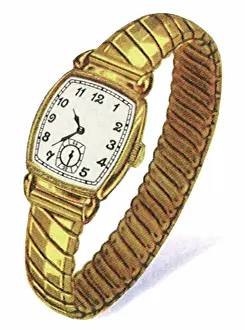 Bezel: Man's Gold Watch