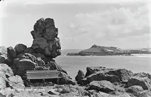 Ives: Man's Head Rock Formation