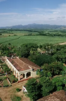 Sugarcane: Mansion in the Valle de los Ingenios. Cuba