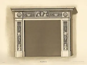 Mantelpiece: Mantelpiece from Longton Hall