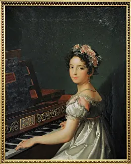 Lazaro: Manuela Gonzalez Velazquez playing the piano, 1820-1821