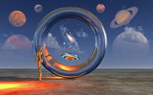 Saturn: A manufactured cosmic portal designed to allow
