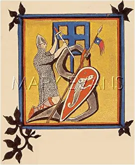 Brandishes: MANUSCRIPT LETTER S