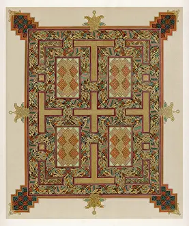 Lindisfarne: Manuscript - Lindisfarne Gospel