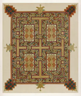 Cuthbert: Manuscript - Lindisfarne Gospel