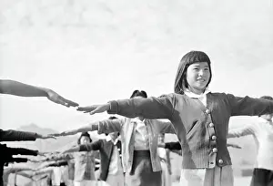 Calisthenics: Manzanar War Relocation Center - World War II
