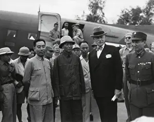 Chongqing: Mao Zedong and U.S. Ambassador Patrick Hurley