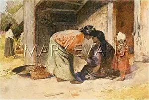 Hongi: TWO MAORI WOMEN GREET