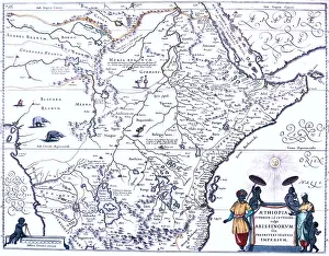 Iziko: Map of Aethiopia, 1645