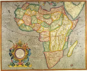 Outlines: Map of Africa 1633