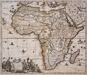 Provinces: Map of Africa, 1688