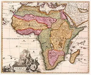 Schenck: Map of Africa 1706