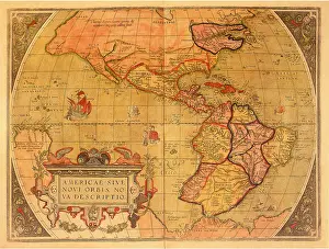 Stays: Map of the Americas 1570