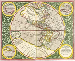 Fills: Map of the Americas1633