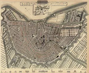 Antiquarian: Map of Amsterdam 1835