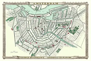 Bradshaw: Map of Amsterdam