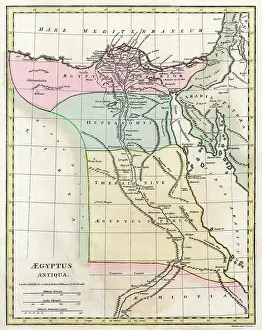 Inferior: Map of Ancient Egypt