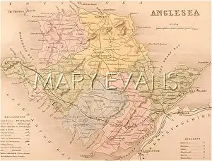 Anglesea: MAP/ANGLESEA C1857