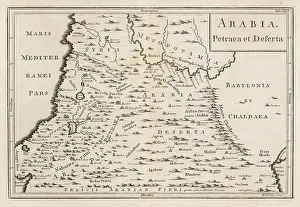 Centimetres: MAP OF ARABIA DESERTA
